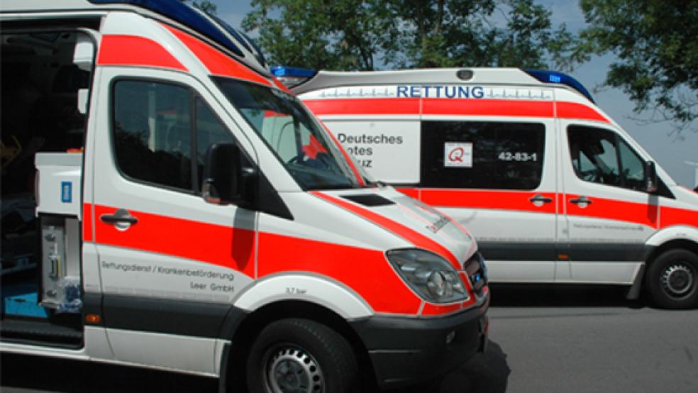 Nach einer notärztlichen Erstversorgung an der Unfallstelle wurde der 78-Jährige ins Krankenhaus gebracht. © Foto: Archiv