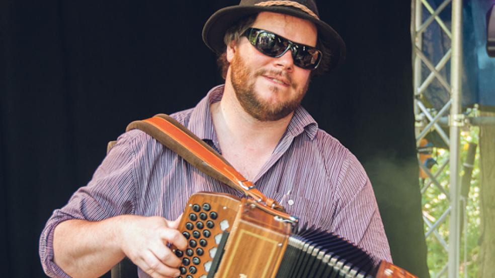 Wouter Kuyper spielt heute Abend mit Handharmonika und Dudelsack.. © Foto: privat