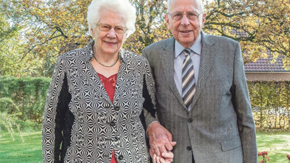 Ihr diamantenes Ehe-Jubiläum feiern heute Gretchen und Johann Tempel aus Bunde. © Foto: de Winter