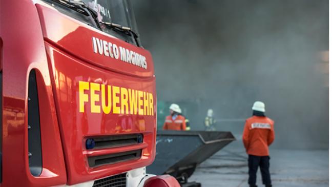 Feuerwehr-Großübung bei Gaskavernen