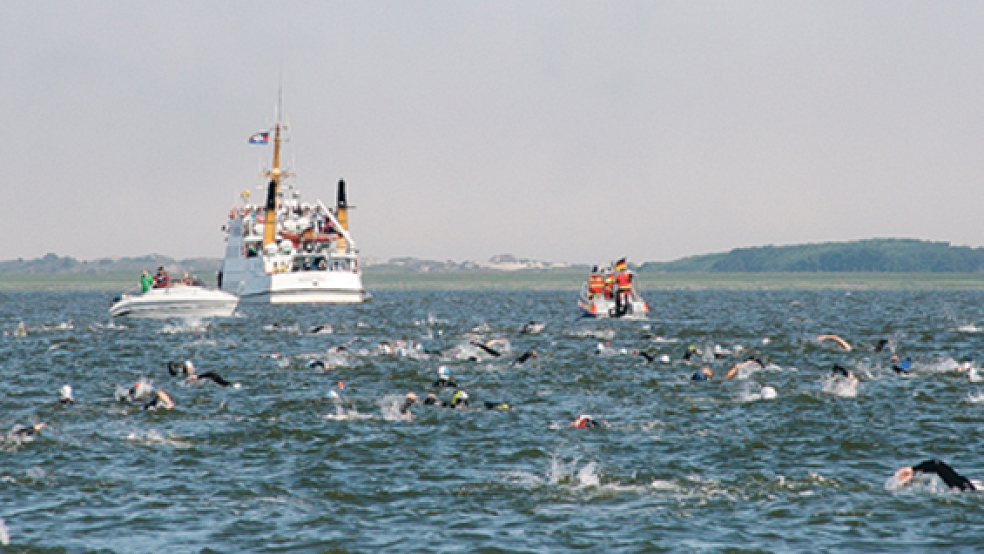 Für 2016 konnte für das Inselschwimmen kein Termin gefunden werden. © Foto: DLRG Norderney