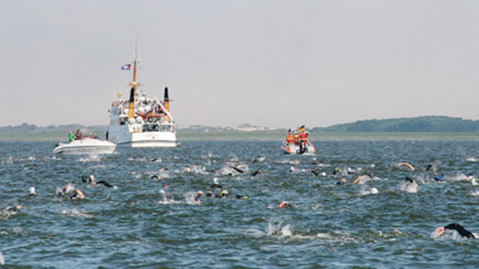 Für 2016 konnte für das Inselschwimmen kein Termin gefunden werden. © Foto: DLRG Norderney