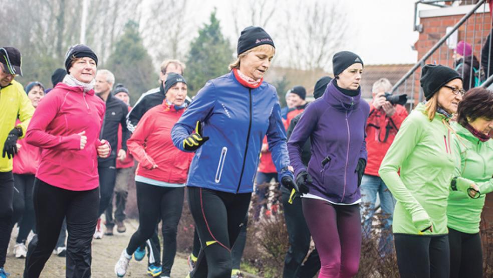 Wie im vergangenen Jahr hoffen die Veranstalter auf viele Sportler zum Silvesterlauf in Jemgum. © Archivfoto: Mentrup