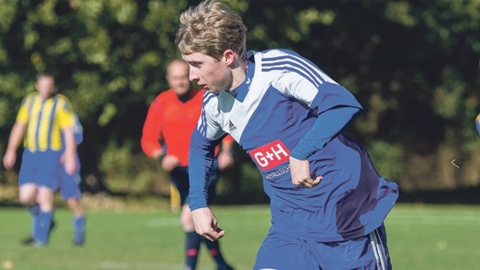 Zwei Tore hat Heiko Müller in dieser Saison für den TuS Holthusen erzielt. Nun wechselt er zu Weener II.  © Foto: Mentrup