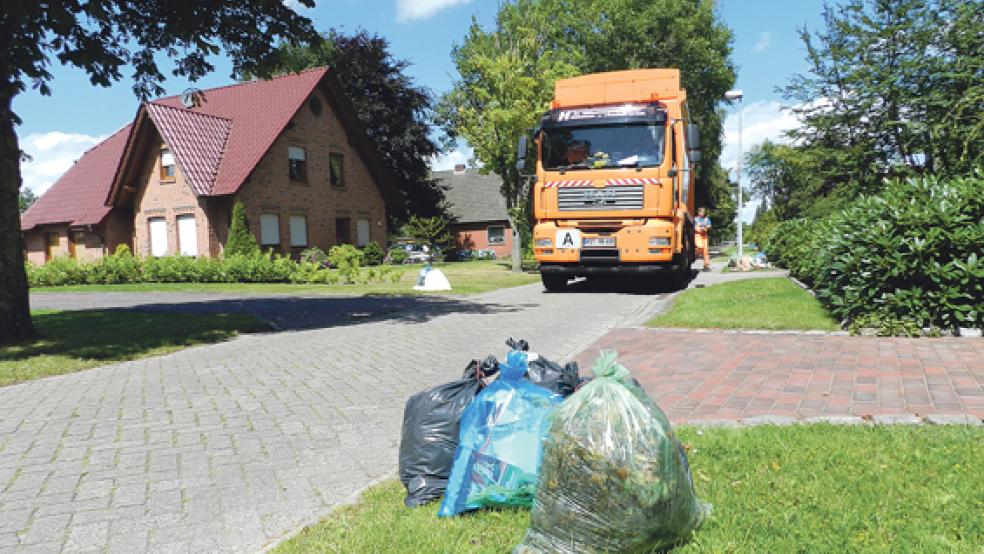 In Weener und Bunde werden fünf neue Müllsammelplätze eingerichtet. Davon sind ab April 2016 insgesamt 33 Haushalte betroffen.  © Archivfoto: Landkreis Leer 