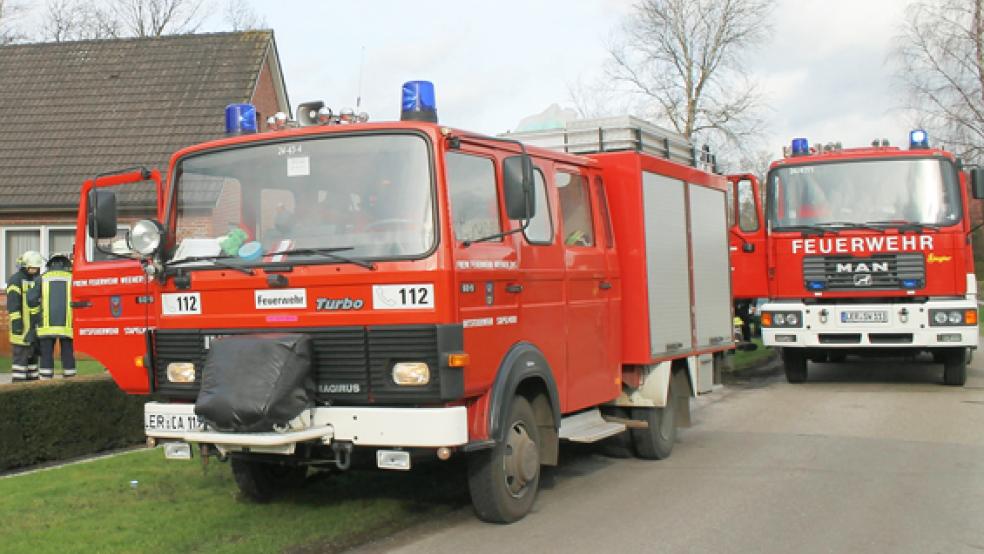 Wohlauf war ein Hausbewohner, der am Sonntag »Besuch« von der Feuerwehr bekam. Da er nicht auf Klopfen reagiert hatte, vermutete man einen Notfall. © Foto: J. Rand (Feuerwehr)