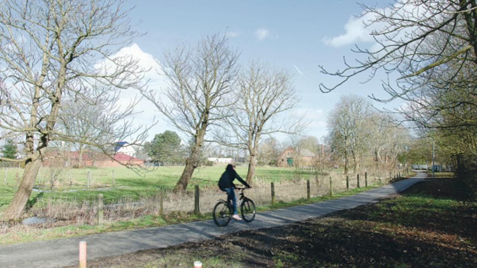 Die freien Flächen im Bereich hinter dem Oberschul-Standort Wiesenstraße. Liegt hier der Schlüssel für eine mögliche Erweiterung? © Foto: Hanken