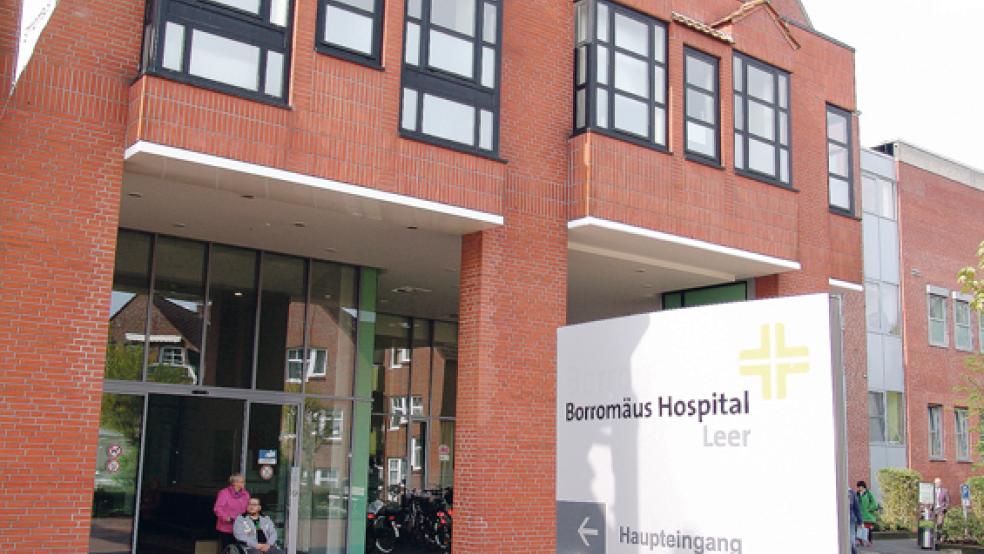 Das Borromäus-Hospital in Leer hat seine Isolierstation für Patienten mit der hoch ansteckenden Schweinegrippe wieder aufgelöst.  © Foto: RZ-Archiv