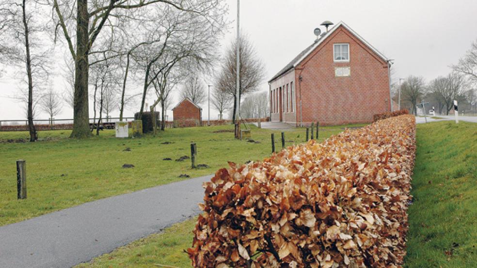 Hinter der Alten Schule in Boen befindet sich westlich der Boenster Hauptstraße und östlich des Wirtschaftsweges »Boenster Hammerk« eine knapp elf Hektar große Fläche. Auf 7,5 Hektar darf dort Sand abgebaut werden. © Foto: Szyska