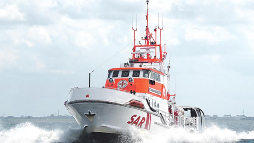 Der Seenotrettungskreuzer »Bernhard Gruben« nahm den Fischer an Bord. © Foto: DGzRS