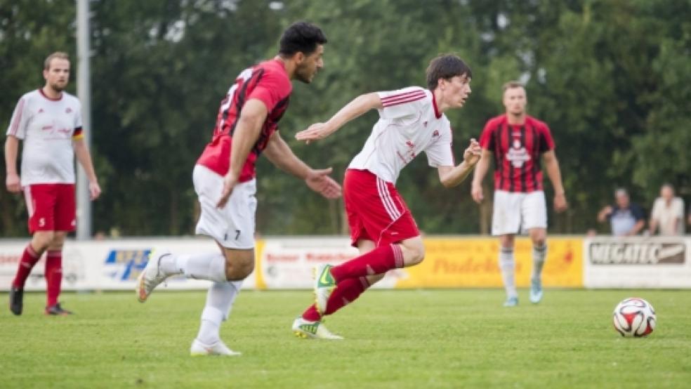 Wilko Albe traf beim Sieg über Esens doppelt. © Foto: Mentrup