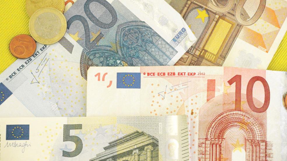 Um Kleingeld geht es nicht beim Haushalt 2016 der Stadt Weener. Beratungsbedarf ist ohne Zweifel da, einen Zeitplan dafür gibt es allerdings offenbar bisher nicht. © Foto: privat