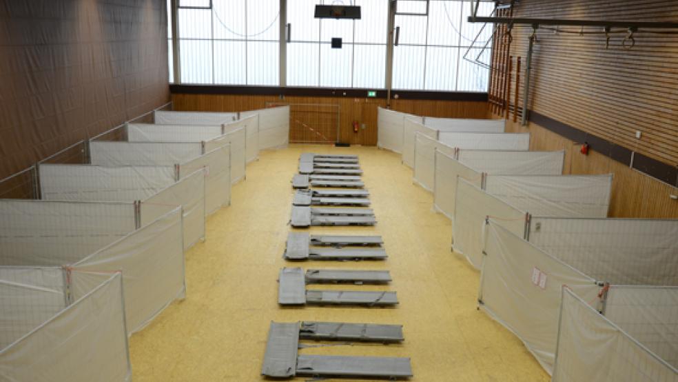 Die Sporthalle der Oberschule an der Floorenstraße in Weener kann voraussichtlich am 4. April wieder für den Schul- und Vereinssport genutzt werden. © Foto: Archiv