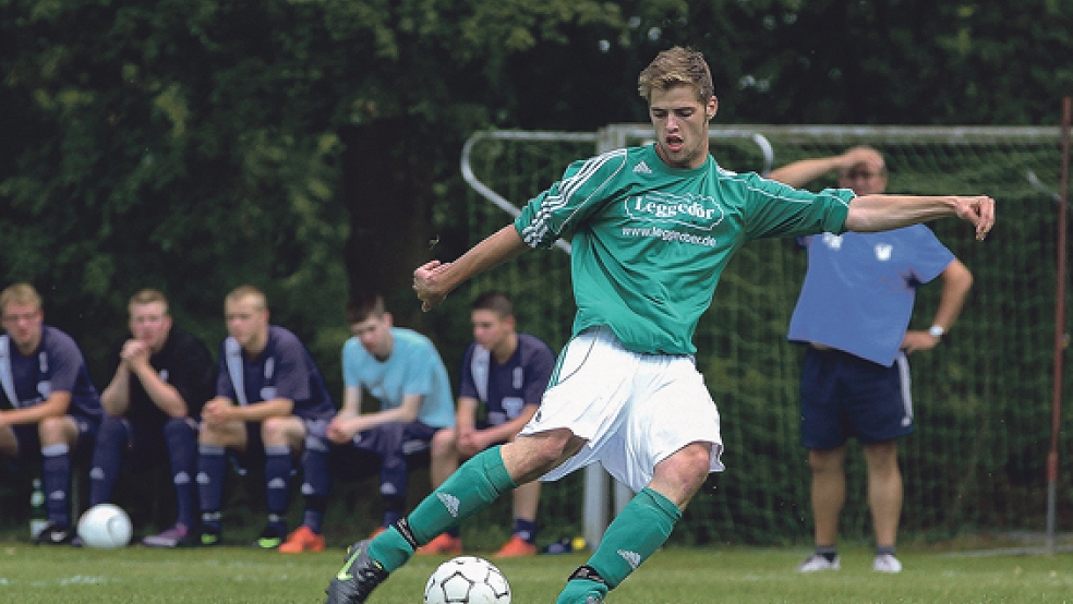 Stefan Schulz erzielte den einzigen Stapelmoorer Treffer gegen Nortmoor. © Foto: Schulte