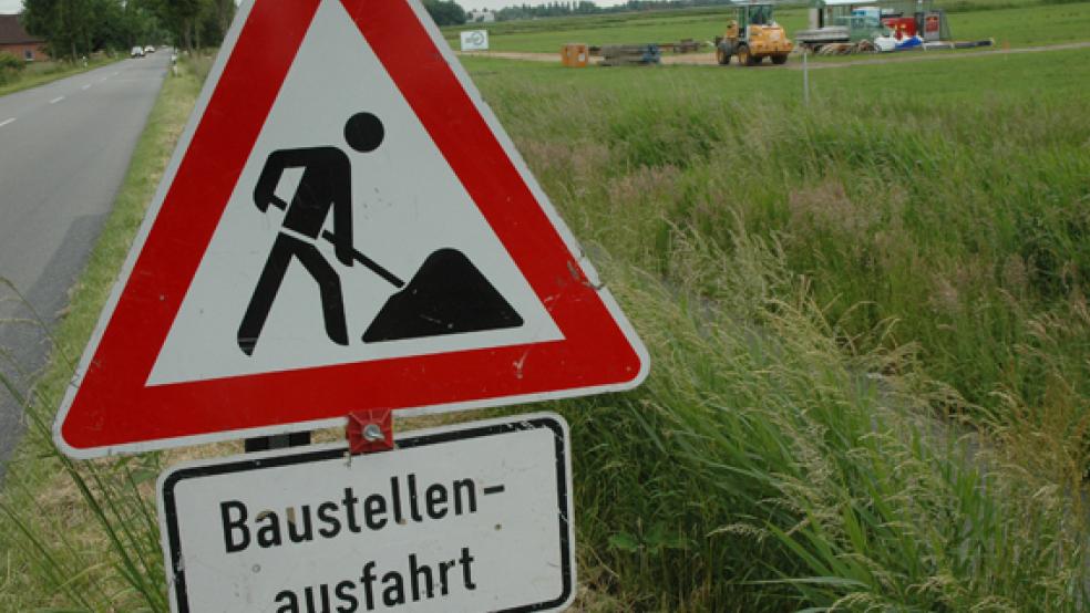 Bereits im Juli 2015 war die Gasleitung in Bentumersiel repariert worden. © Foto: Szyska