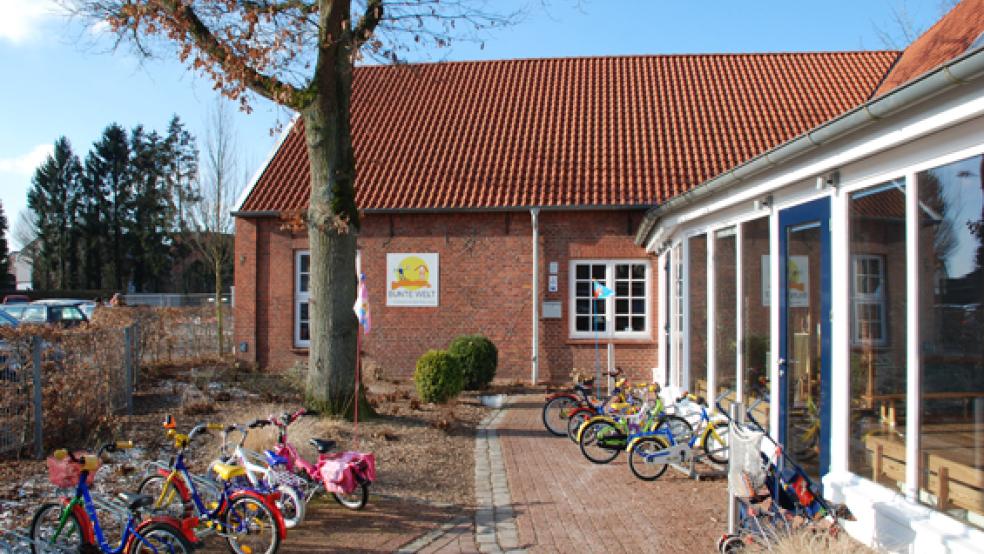 45 Mahlzeiten werden täglich in der Mittagsverpflegung des Kindergartens »Bunte Welt« ausgegeben. © Archivfoto: Hoegen