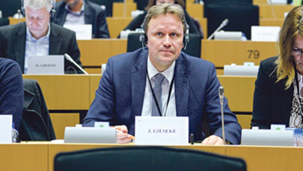 Der Europaabgeordnete Jens Gieseke (CDU) aus Sögel fordert die Herausgabe der Forschungsergebnisse zur Elektro­fischerei. © Foto: privat