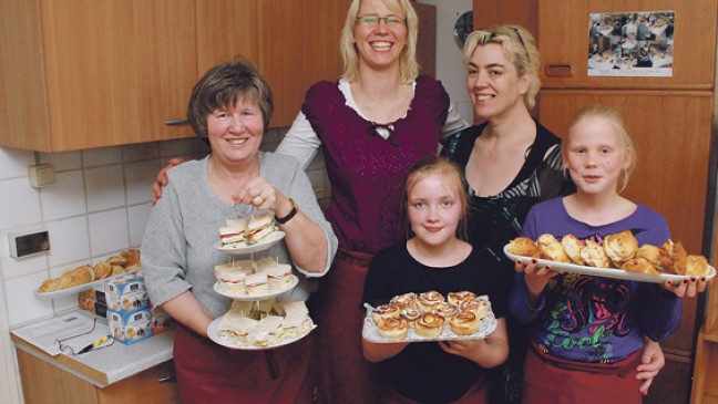 Scones und Sandwiches im Sielhus