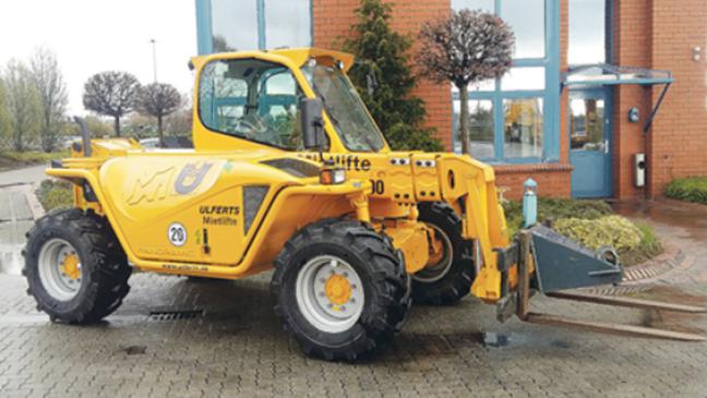 Teleskopstapler entwendet