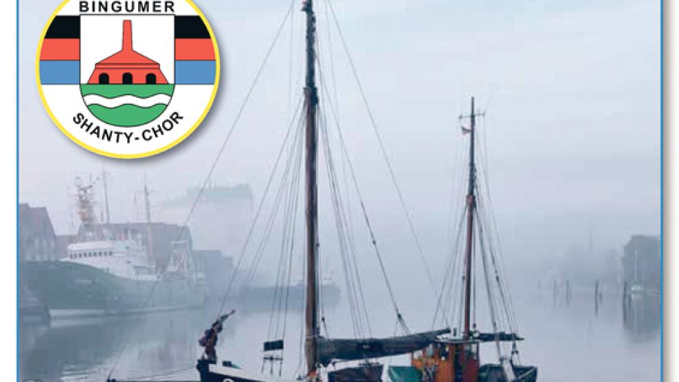 Der Bingumer Shanty-Chor hat seine fünfte CD mit dem Namen »Über alle sieben Meere« aufgenommen. Als Titelbild wurde das Foto vom Kutter »Falke« aus dem Museumshafen in Leer von Roland Bauer genommen. © Foto: Shanty-Chor