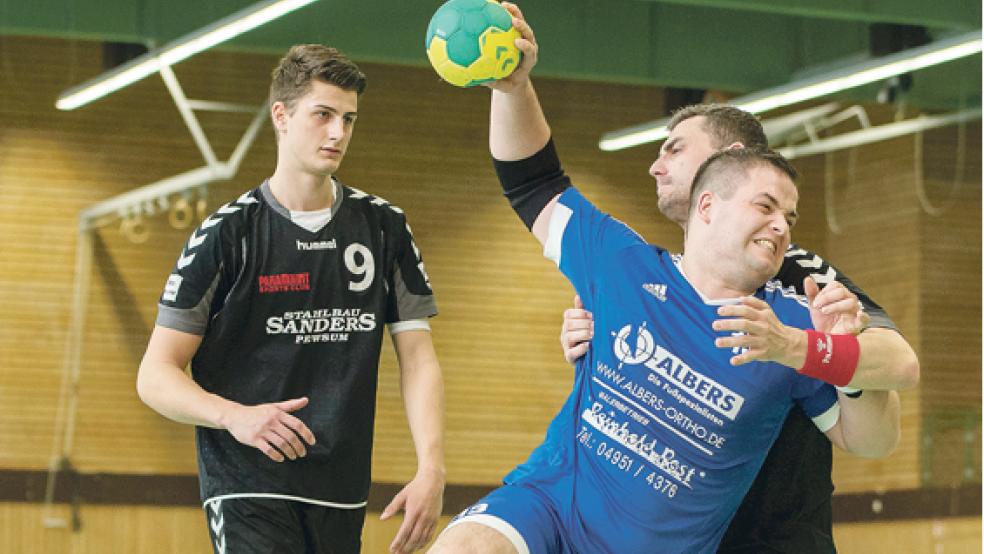 Marcus Wilken - hier im Heimspiel gegen Emden - wird nach seiner Verletzung in Sandkrug wohl die letzten Saisonspiele verpassen. © Foto: Mentrup