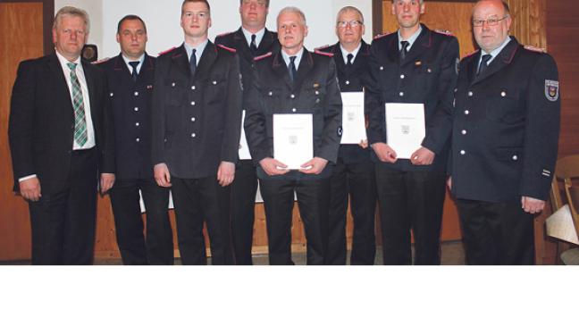 Feuerwehrspitzen offiziell ernannt
