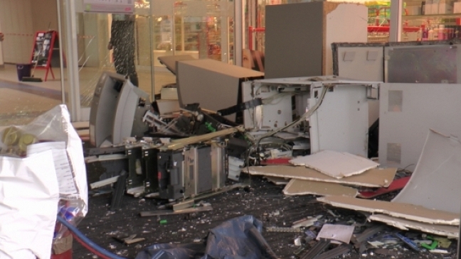 Bankautomat im Deverpark gesprengt