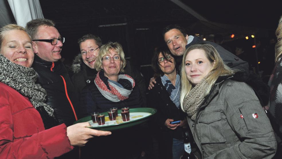 Auch in Bingum wurde wieder ausgelassen in den 1. Mai hineingefeiert. © Foto: Wolters