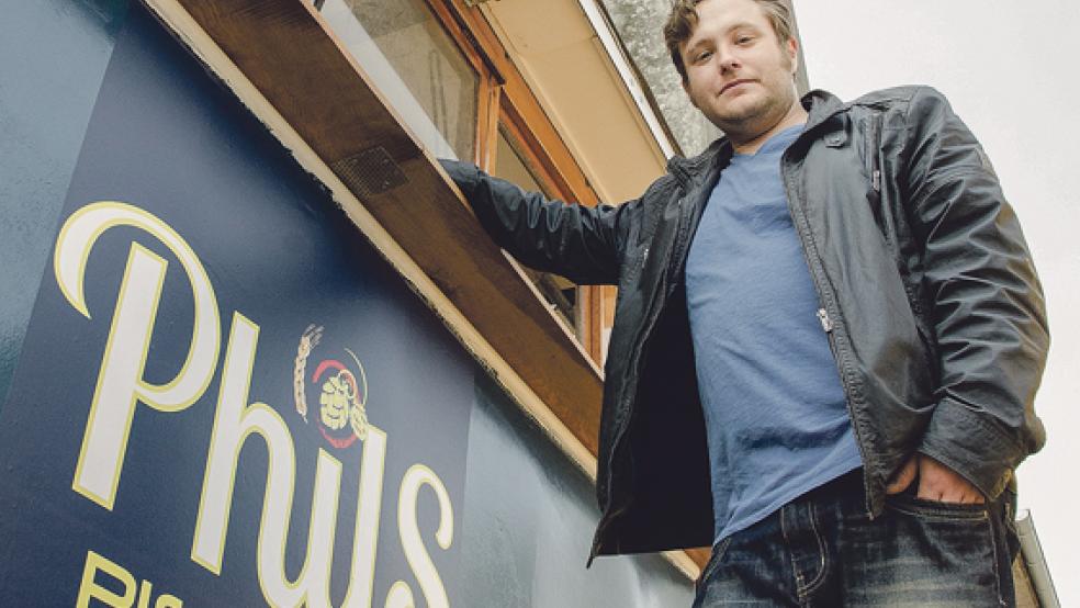 Braukunst am alten Hafen will Philip Engerisser etablieren. Am Samstag schenkt er seine eigenen Kreationen erstmals öffentlich aus. © Foto: Hanken