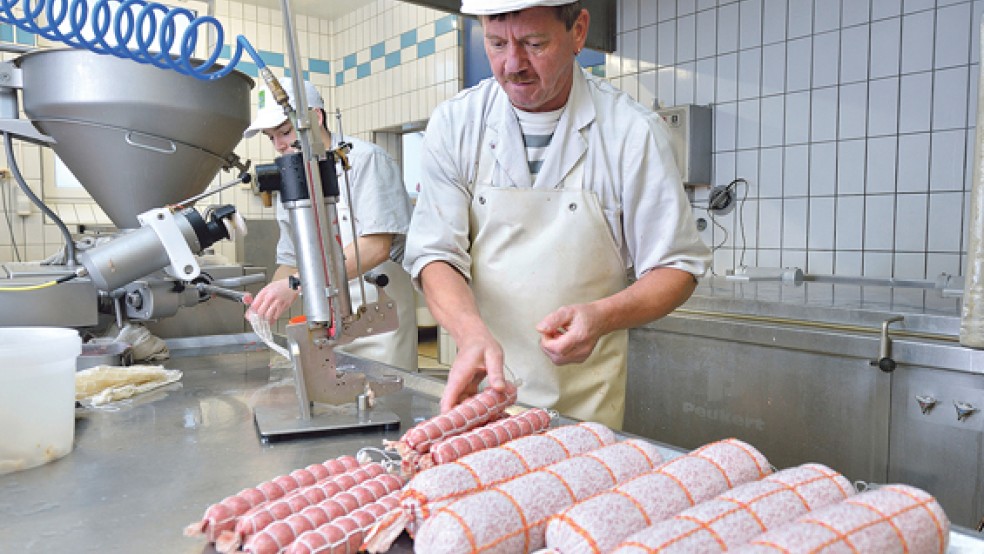 Fleischer profitieren vom Trend zu einer bewussteren Ernährung und dem Griff zu regionalen Produkten. © Foto: Handwerkskammer für Ostfriesland 