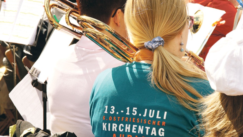 Musik wird auch beim Kirchentag in Rhauderfehn wieder eine große Rolle spielen. Im Bild eine Impression vom Kirchentag 2012 in Aurich. © Foto: Archiv