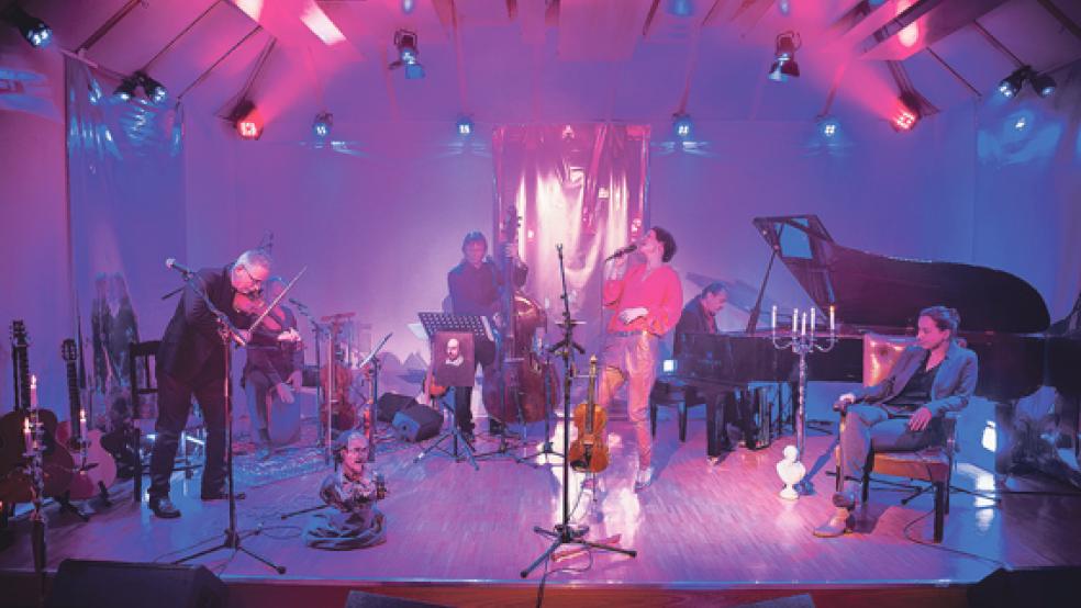 »Mellow Melange« auf der Bühne. William Shakespeare ist als Texter sozusagen mit im Boot. © Foto: privat