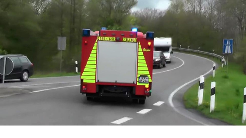 Mehrere Ortsfeuerwehren waren heute Morgen auf der Autobahn A 28 im Einsatz. © Foto: Feuerwehr