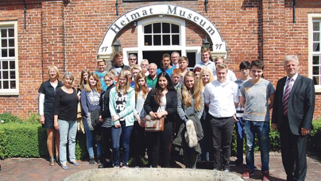 Zum Abschied auch Geschenke ausgetauscht