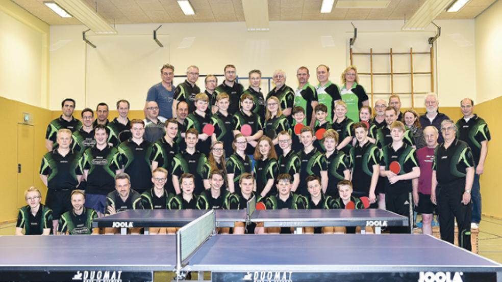 Die Tischtennisabteilung von Teutonia Stapelmoor blickt zuversichtlich auf die kommende Saison. © Foto: Bruins