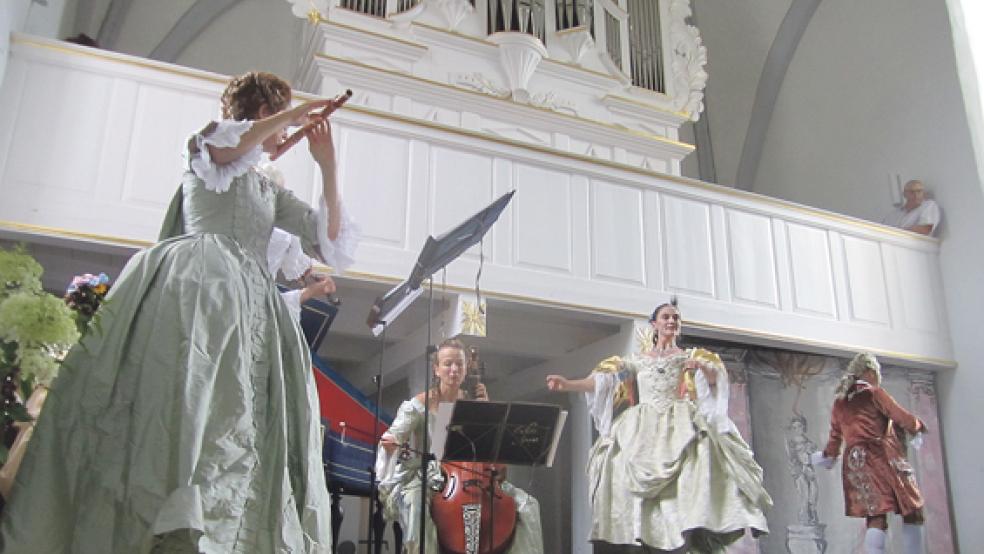 Zur barocken Bühne wird am 21. August wieder die Stapelmoorer Kirche. © Foto: privat