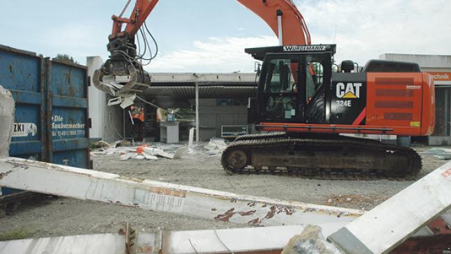 Tankstelle wird abgerissen