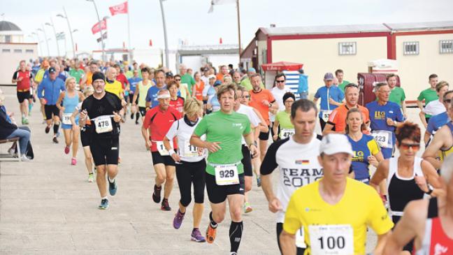 Borkum bot elf Kilometer Abwechslung