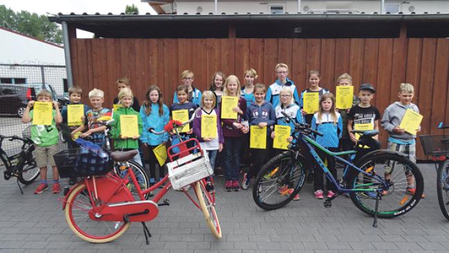 Fahrrad-Rallye über zwölf Kilometer