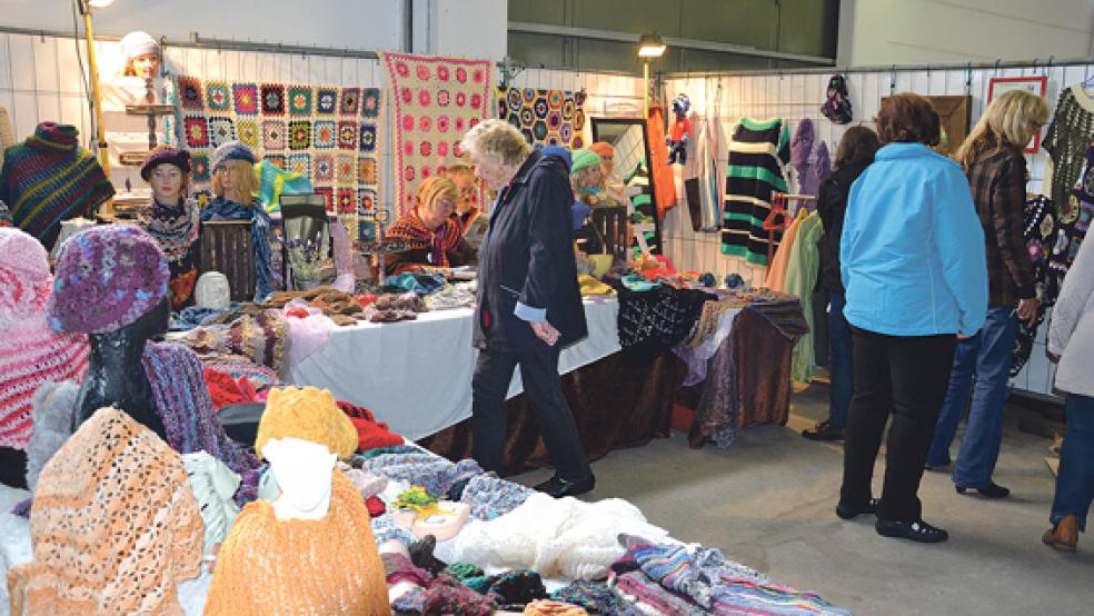 Der Markt in der Landsburghalle erfreute sich in den vergangenen Jahren großer Beliebtheit. © Foto: Stadt Weener