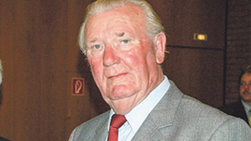 Bürgermeister in Weener bis 1997: Hako Haken. © Foto: Archiv