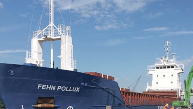 Flettner-Rotor im Praxis-Test auf »Fehn Pollux«