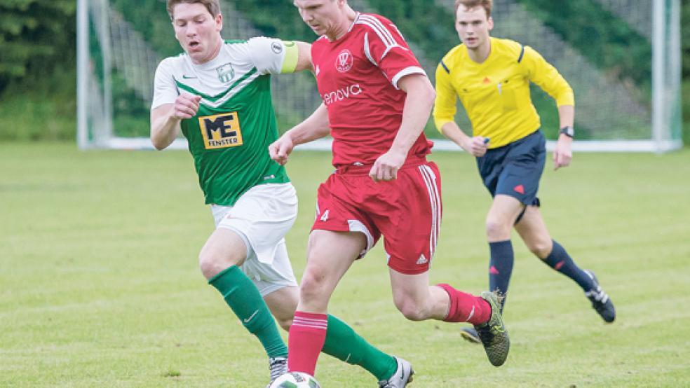 Neuzugang Joost Diepen steht vor seinem Pflichtspieldebüt für Bunde. Er trifft mit dem TV auf Ihrhove. © Foto: Mentrup