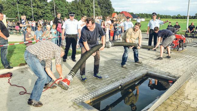 Sportlicher Spaß und viel kaltes Wasser