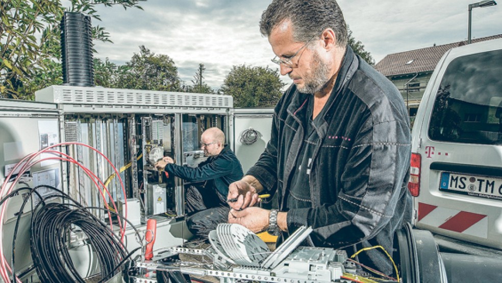 Die Telekom beendet ihren »Vectoring«-Ausbau in Bunde und Weener bis Ende dieses Monats. © Foto: Telekom