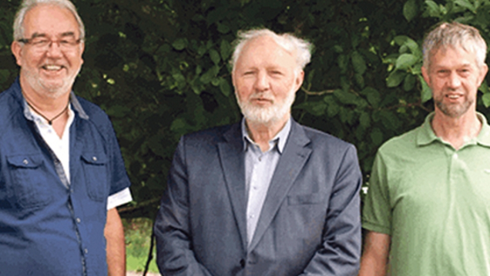 Treten für die FDP bei der Gemeinderatswahl in Jemgum an: Fritz Schmidt aus Holtgaste, Arnold Venema aus Jemgumgeise und Theodor Freese aus Hatzum (von links). © Foto: privat