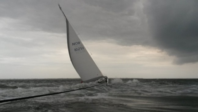 Norweger-Segler strandet vor Langeoog