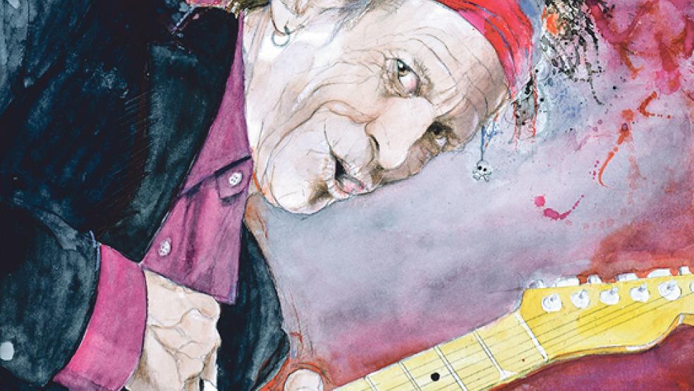 »Stones«-Gitarrist Keith Richards im Portrait. © Foto: privat