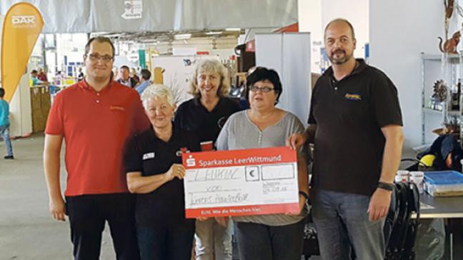 Über 500 Euro für Leukin bei Gewerbeschau