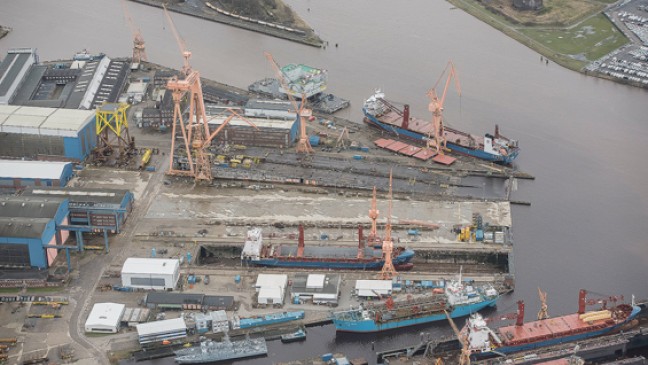 Meyer Werft baut in Emden